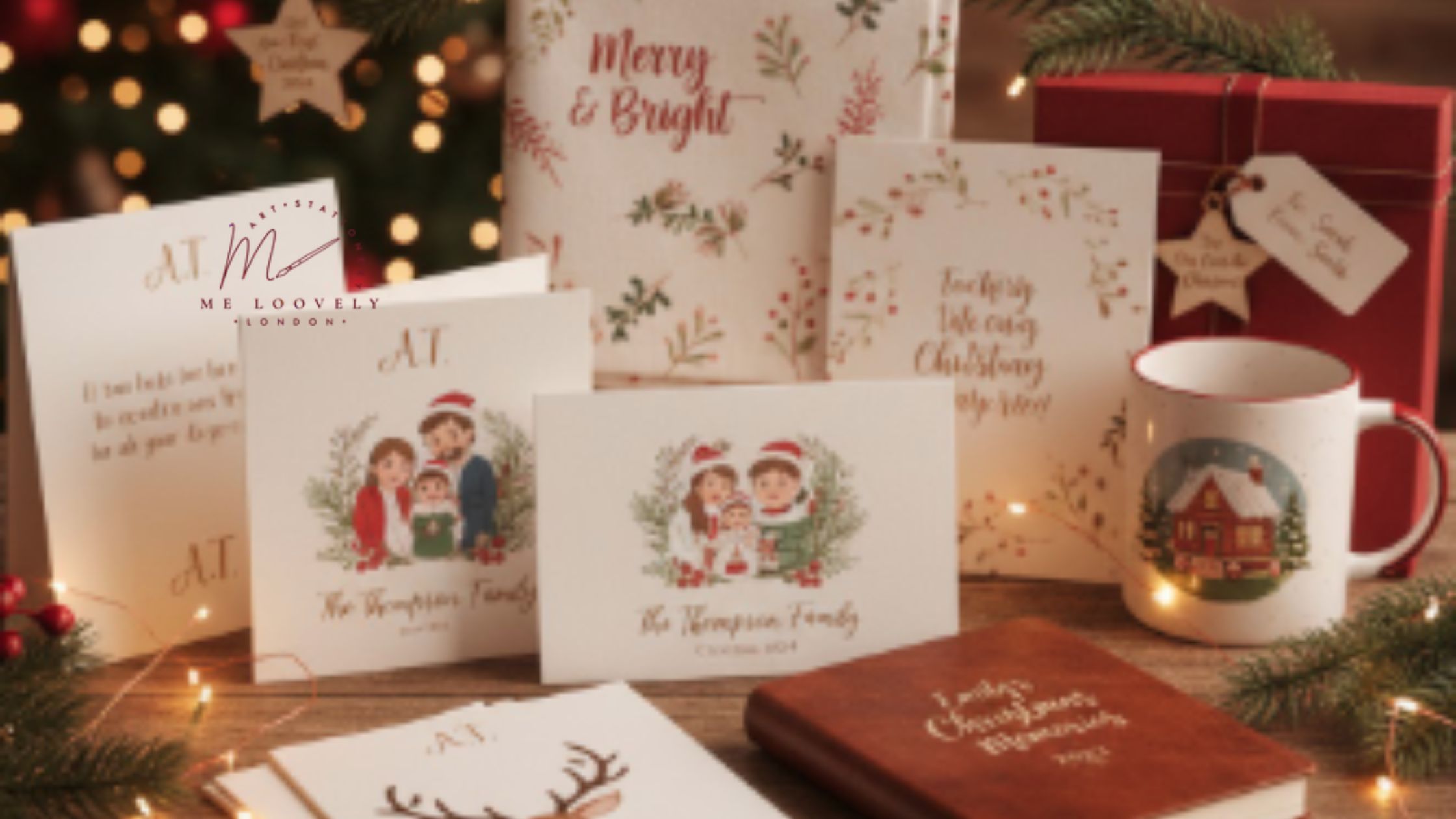 10 Unique Personalised Christmas Stationery & Gift Ideas (That Solve Your Holiday Gifting Stress in the UK) - AtoAllinks