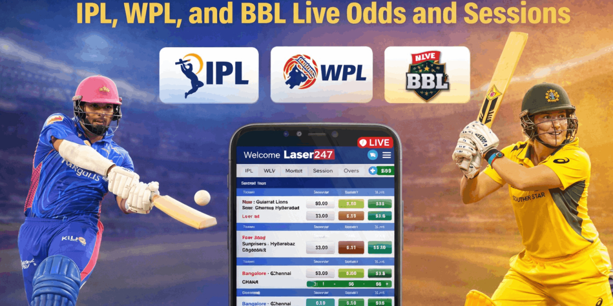 Laser247 Cricket Betting Explained: IPL, WPL, and BBL Live Odds and Sessions