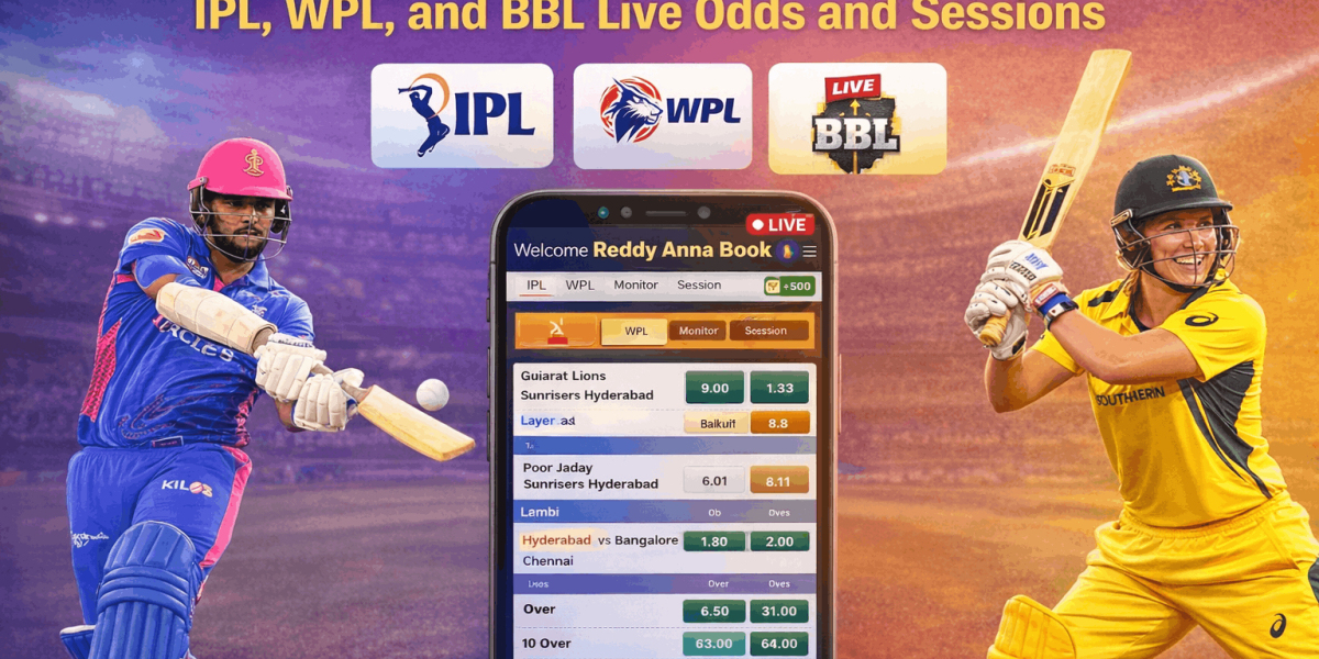 Reddy Anna Book Cricket Betting Explained: IPL, WPL, and BBL Live Odds and Sessions