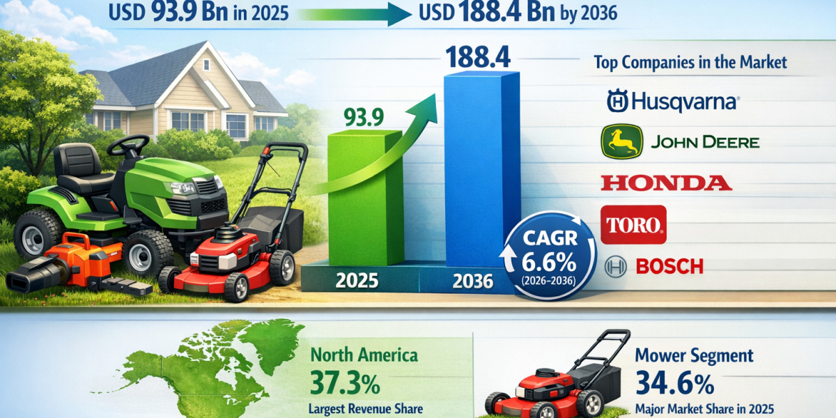 Battery-Powered Tools Driving Power Lawn Equipment Market Growth