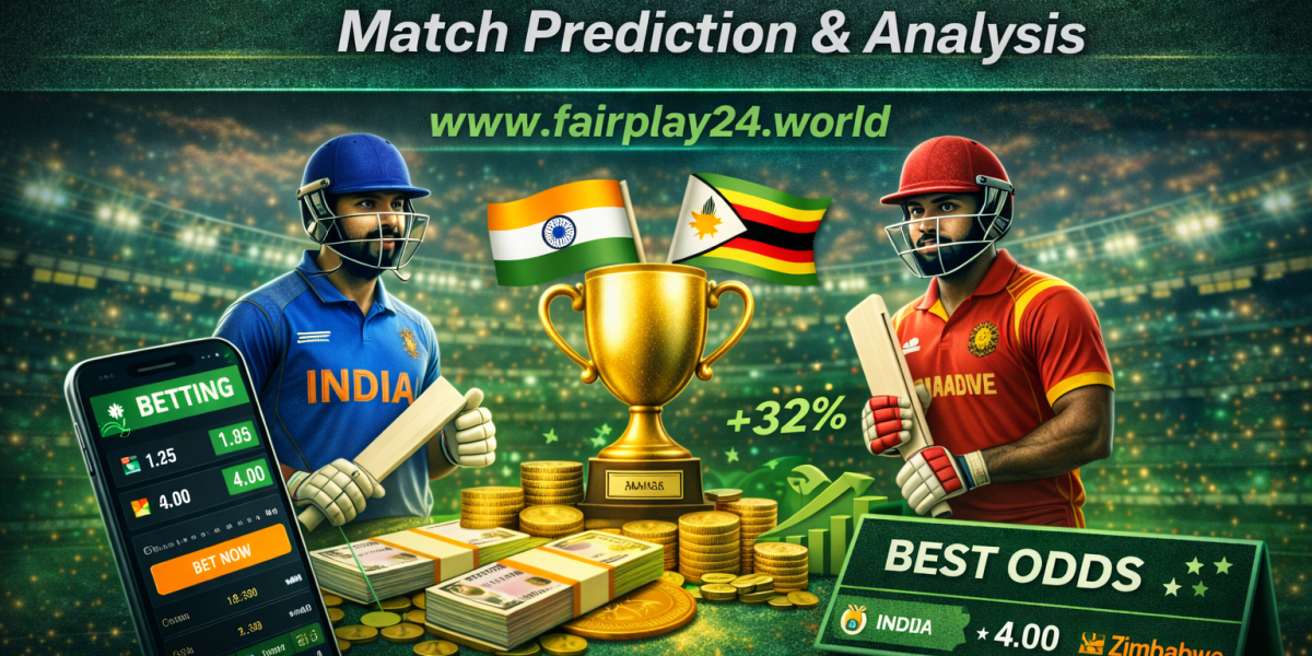 Fairplay24 Insights: India vs Zimbabwe Match Prediction & Analysis
