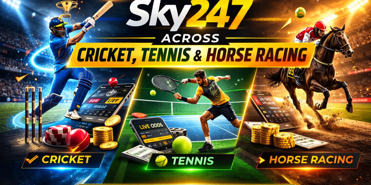 Comparing Sky247 Across Cricket, Tennis & Horse Racing