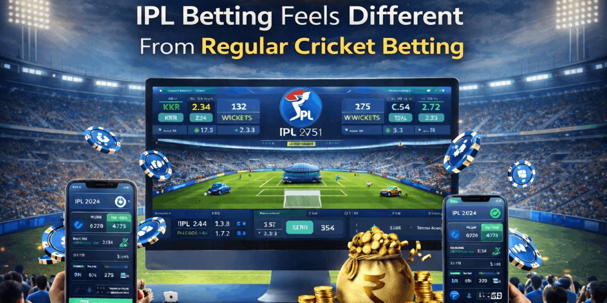 Why IPL Betting Feels Different From Regular Cricket Betting on Reddy Book Platform
