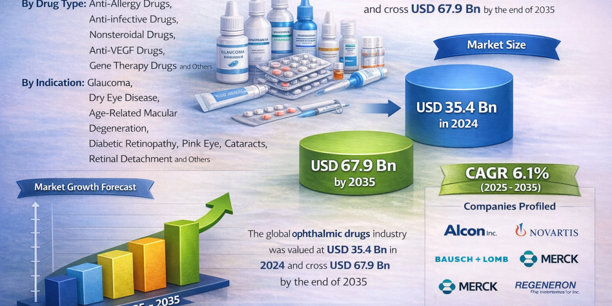 Rising Eye Disorders Drive Ophthalmic Drugs Market Growth