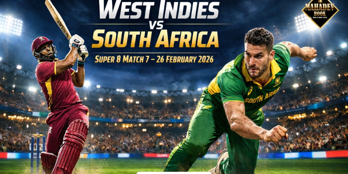 West Indies vs South Africa – 26th February 2026 Super 8 Match 7 Preview | Mahadevbook