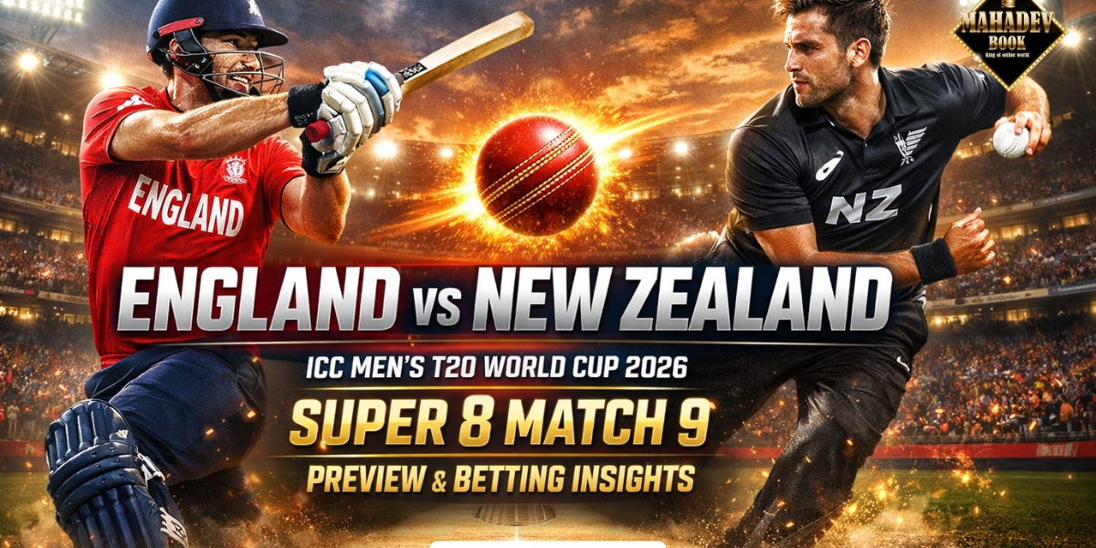England vs New Zealand – ICC Men’s T20 World Cup 2026 Super 8 Match 9 Preview & Betting Insights