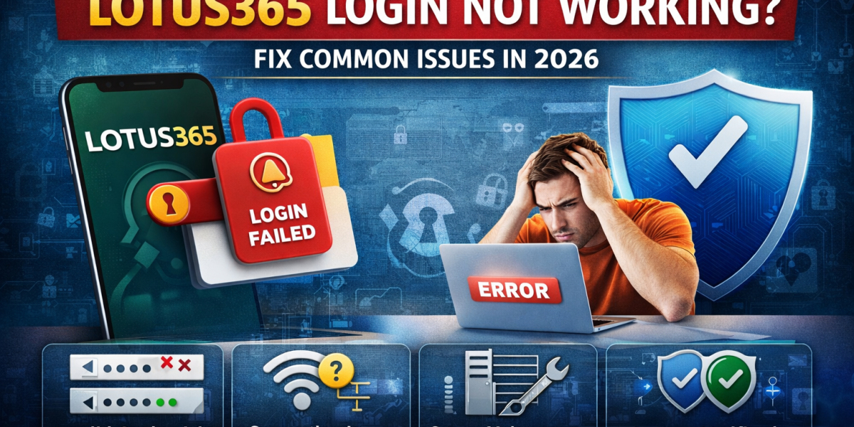 Lotus365 Login Not Working? Fix Common Issues in 2026
