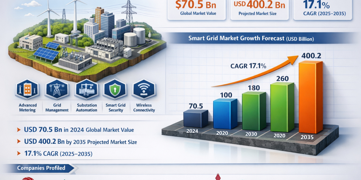 Smart Grid Market Surges Toward USD 400.2 Bn by 2035 Amid Grid Modernization Push