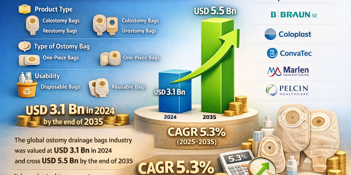 Ostomy Drainage Bags Market Valued at USD 3.1 Billion in 2024