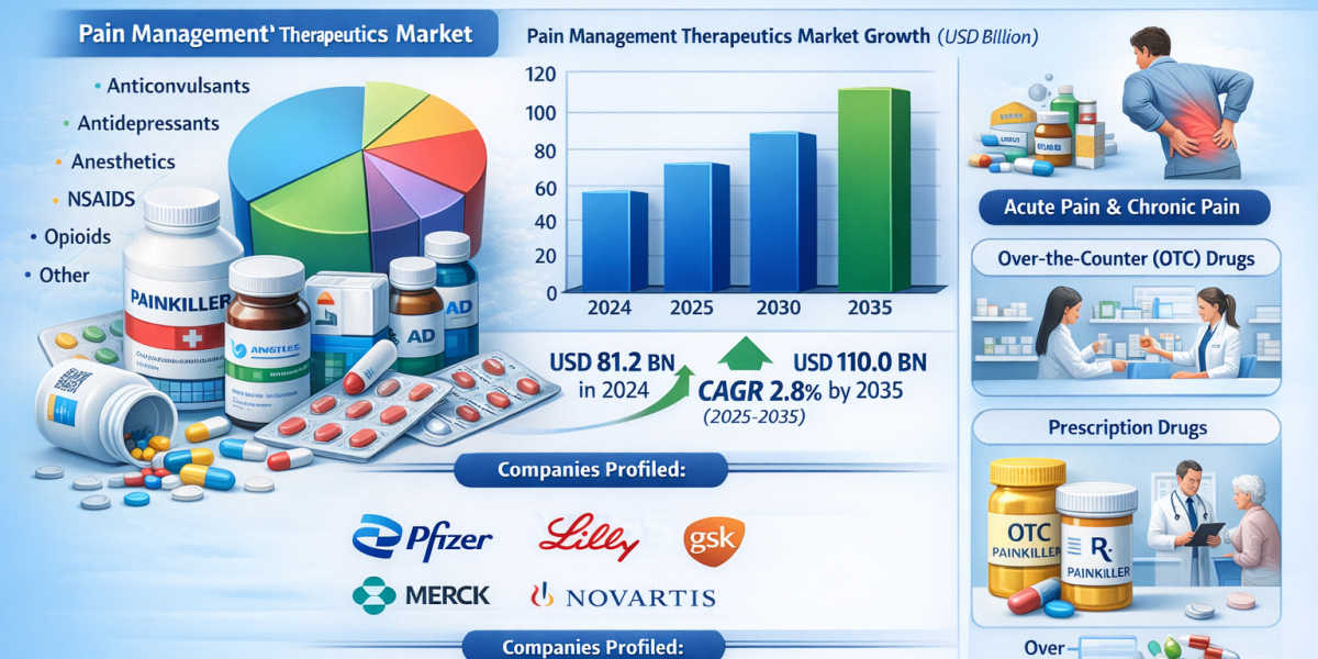 Pain Management Market Valued at USD 81.2 Billion in 2024, Steady Expansion Ahead