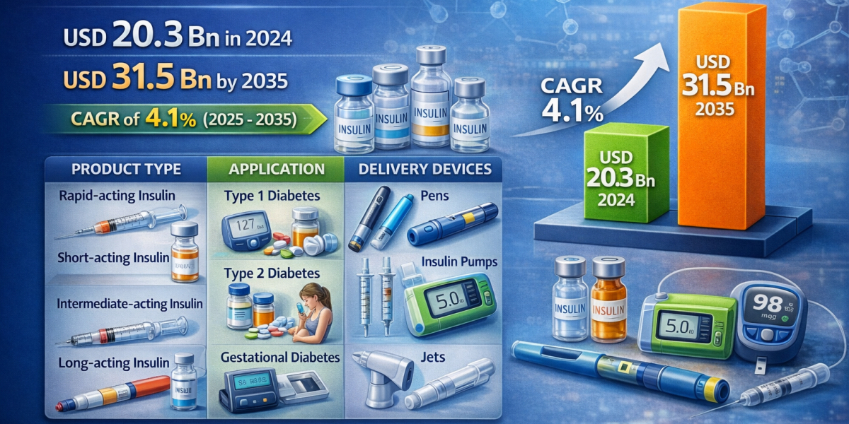 Insulin Market Outlook 2035: Demand for Diabetes Treatment Fuels Expansion