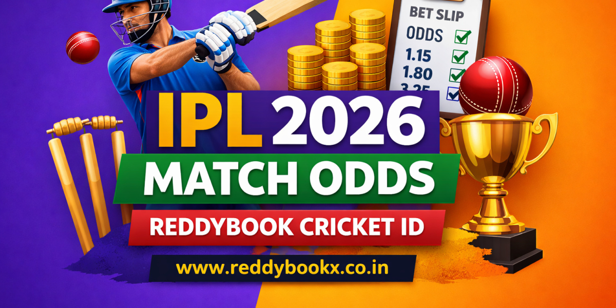 Reddybook Cricket ID Match Odds for IPL 2026