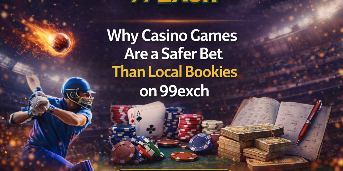 Why Casino Games Are a Safer Bet Than Local Bookies on 99exch