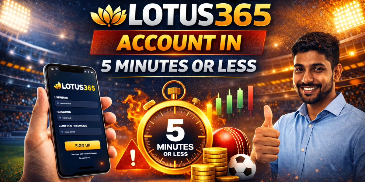Setting Up Your Lotus365 Account in 5 Minutes or Less