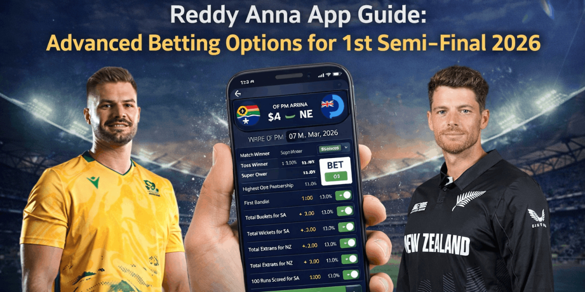 Reddy Anna App Guide: Today’s Best Cricket Markets for 1st Semi-Final