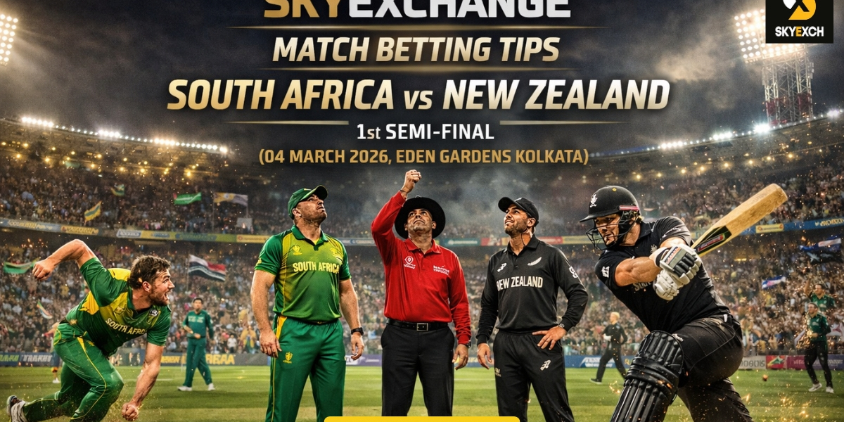 Skyexchange Match Betting Tips: South Africa vs New Zealand, 1st Semi-Final (04 March 2026, Eden Gardens Kolkata)
