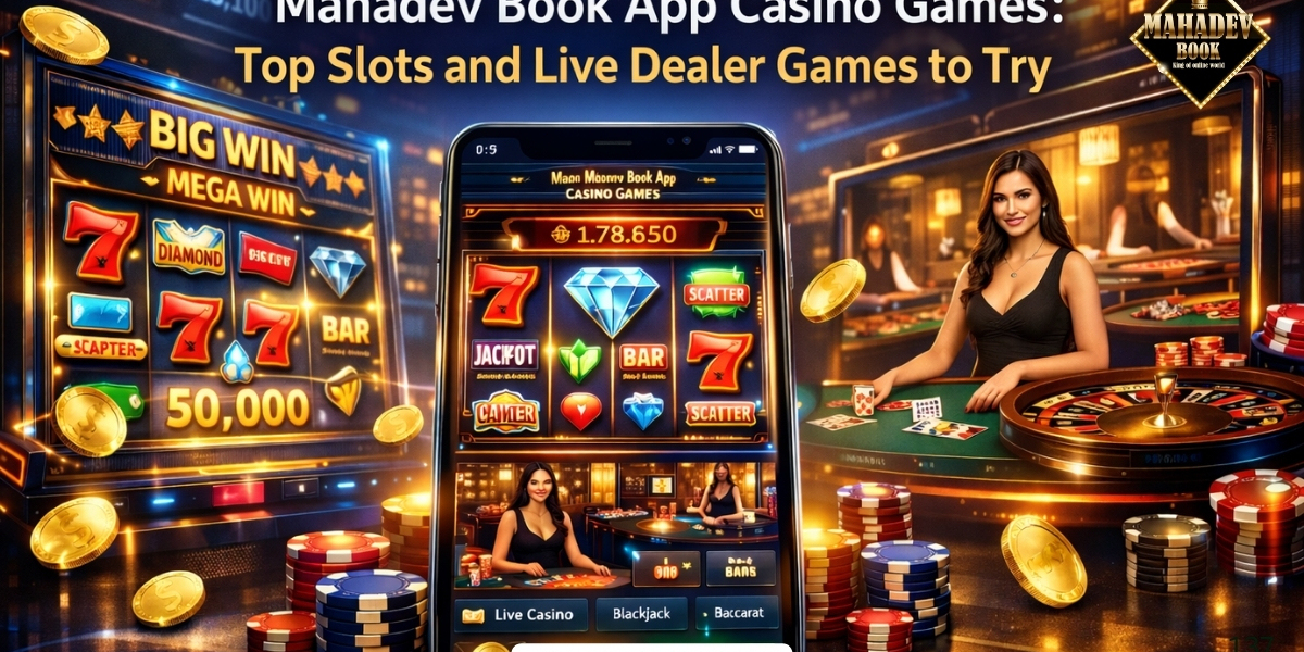 Mahadev Book App Casino Games: Top Slots and Live Dealer Games to Try