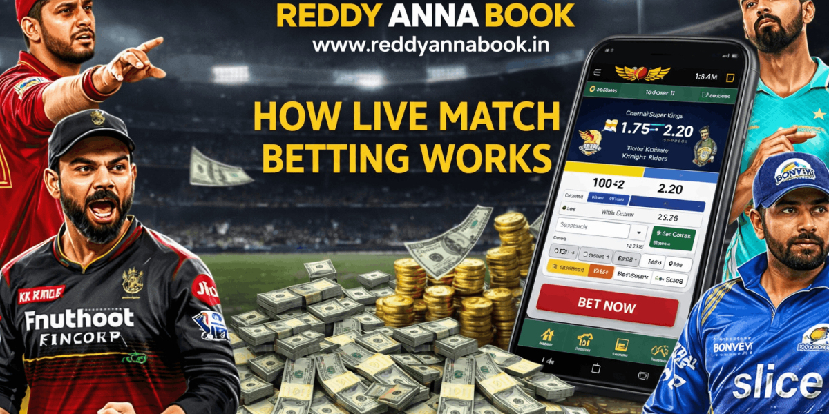 How Live Match Betting Works on Reddy Anna Book During IPL