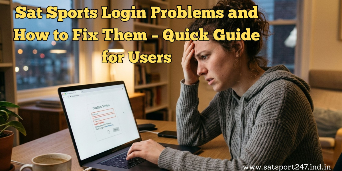 Sat Sports Login Problems and How to Fix Them – Quick Guide for Users