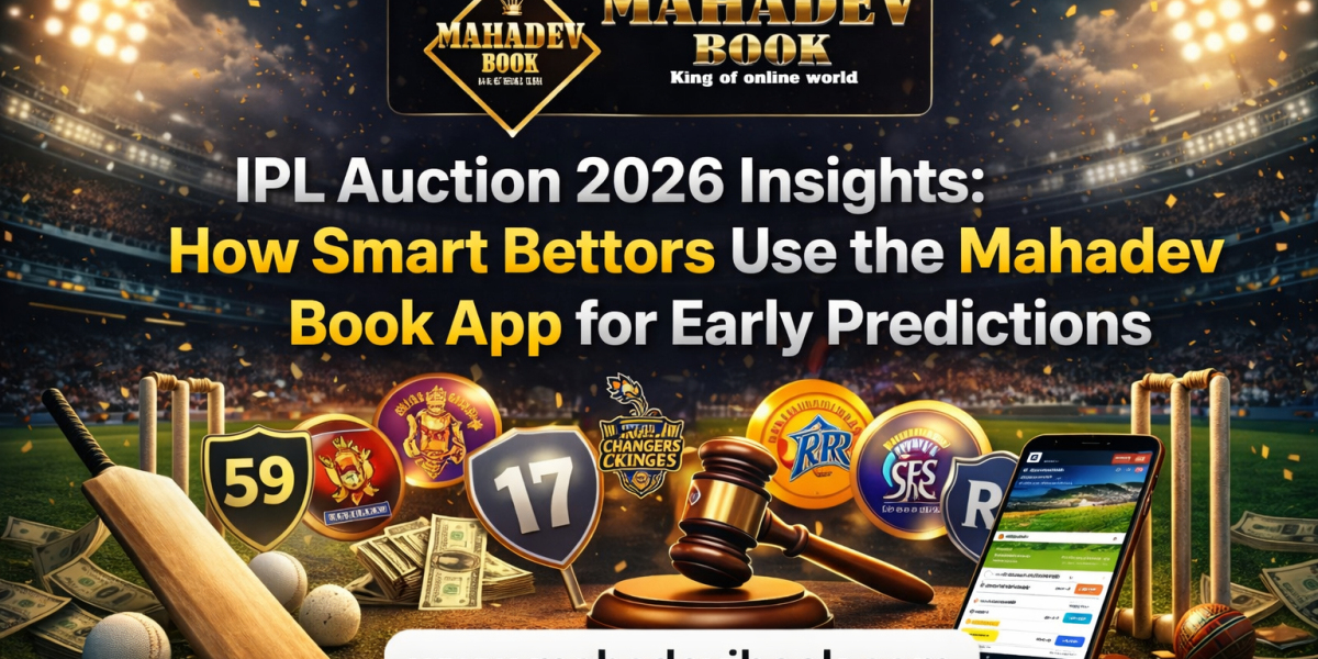 IPL Auction 2026 Insights: How Smart Bettors Use the Mahadev Book App for Early Predictions