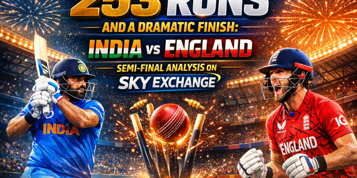 253 Runs and a Dramatic Finish: India vs England Semi-Final Analysis on Sky Exchange