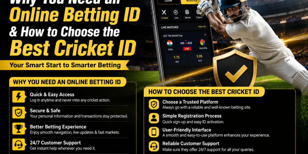 Why You Need an Online Betting ID & How to Choose the Best cricket id
