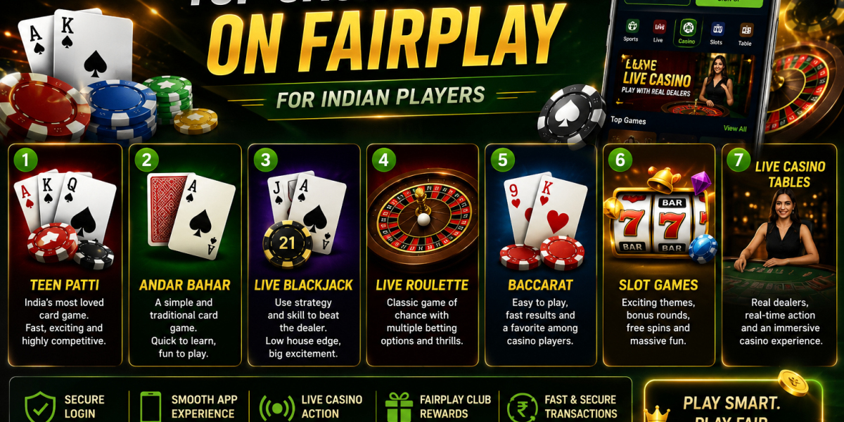 Top Casino Games on Fairplay for Indian Players