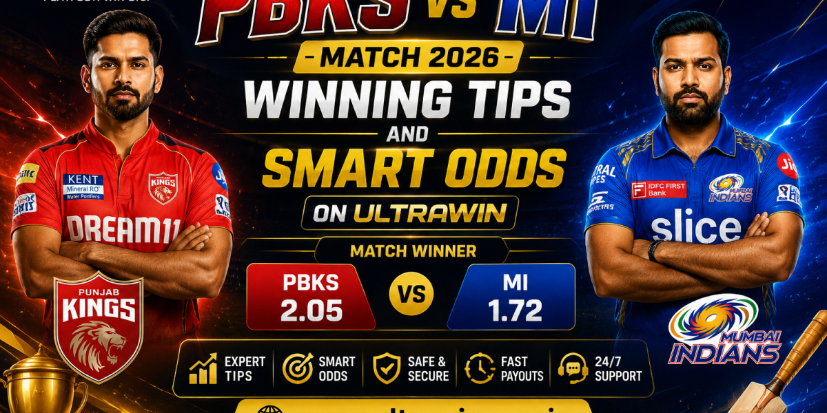 PBKS vs MI Match 2026 Winning Tips and Smart Odds on Ultrawin