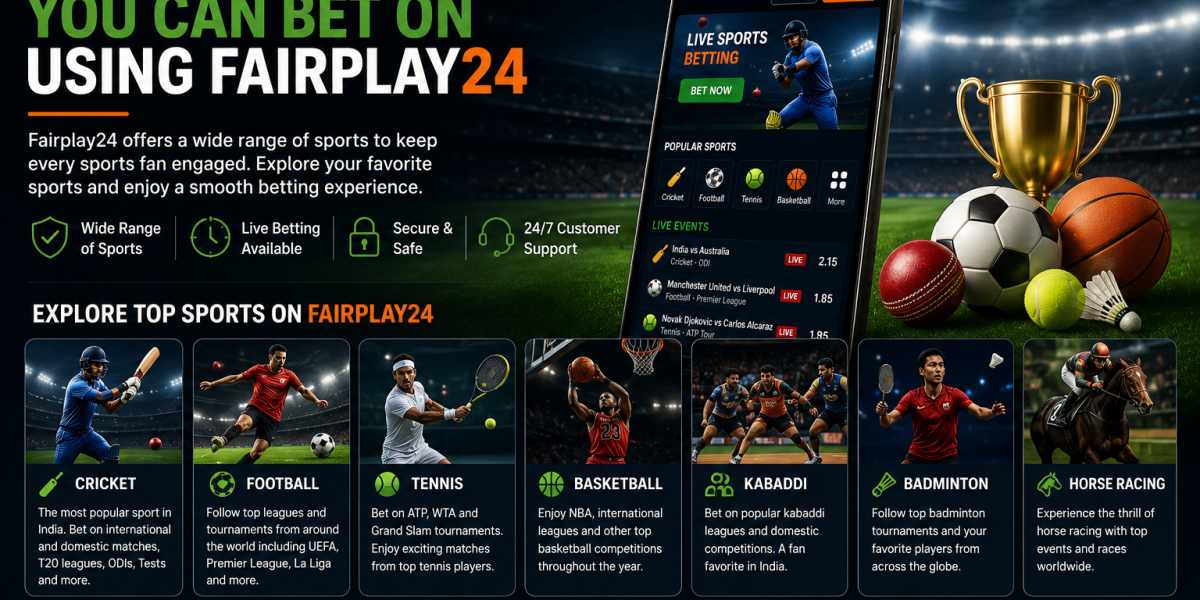 Top Sports You Can Bet on Using Fairplay24 in India