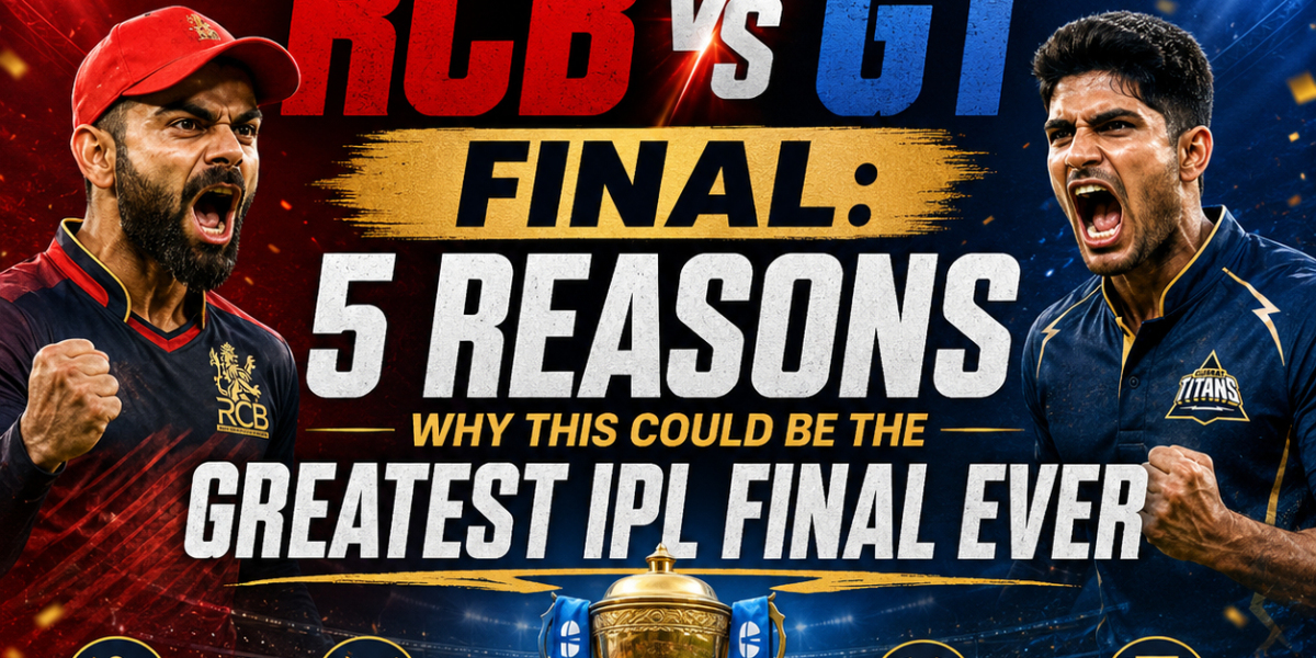 RCB vs GT Final: 5 Reasons Why This Could Be the Greatest IPL Final Ever – Reddy Anna Book