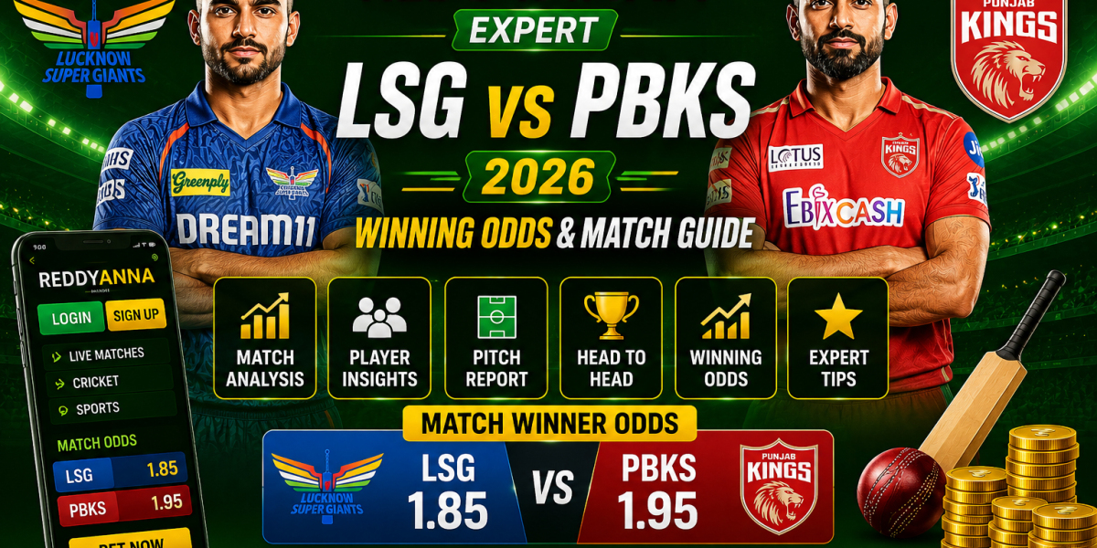 Reddyanna Expert LSG vs PBKS 2026 Winning Odds & Match Guide