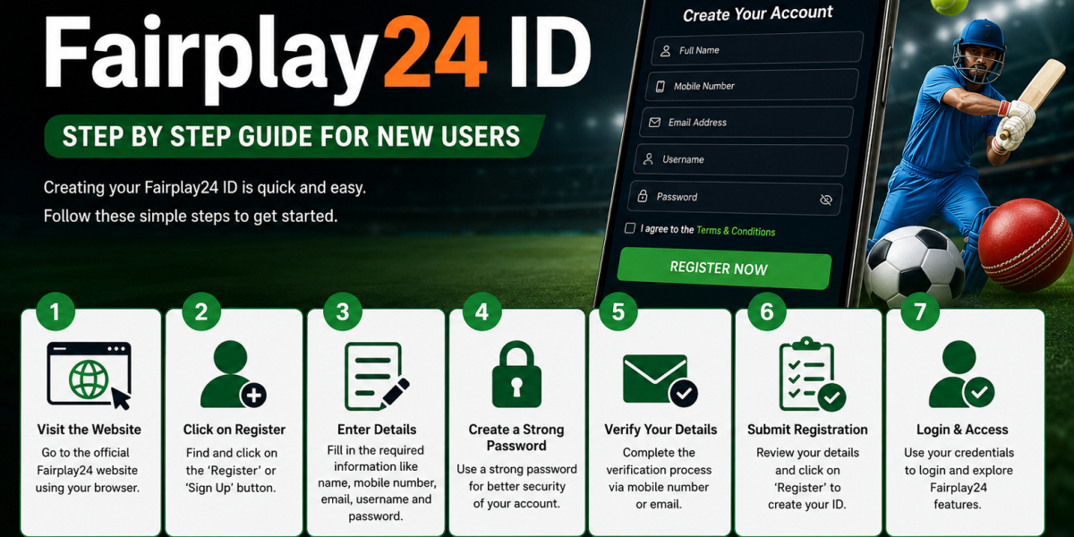How to Create a Fairplay24 ID Step by Step for New Users