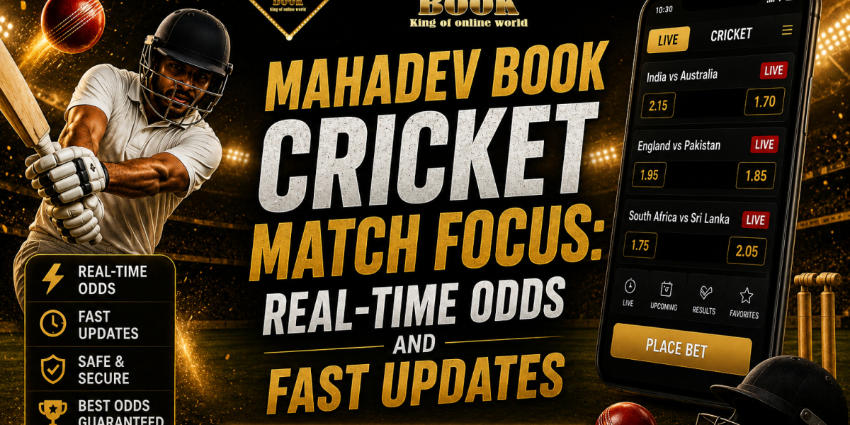 Mahadev Book Cricket Match Focus: Real-Time Odds and Fast Updates