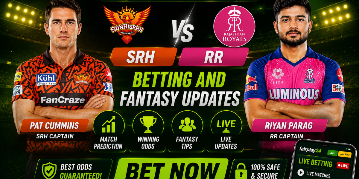 Fairplay24 IPL Playoff SRH vs RR Betting and Fantasy Updates