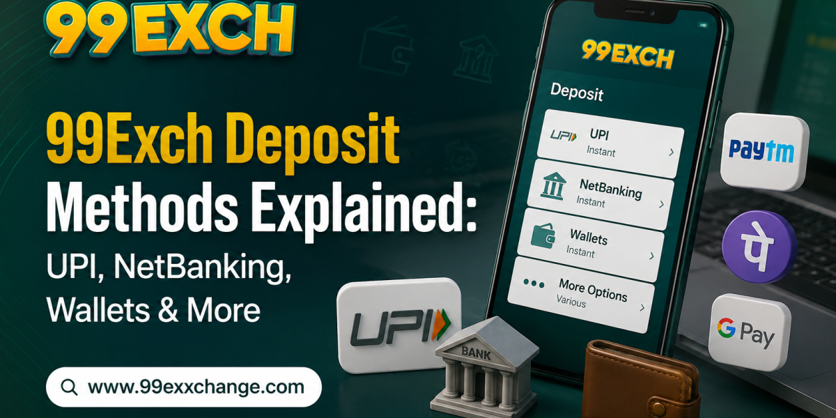 99Exch Deposit Methods Explained: UPI, NetBanking, Wallets & More