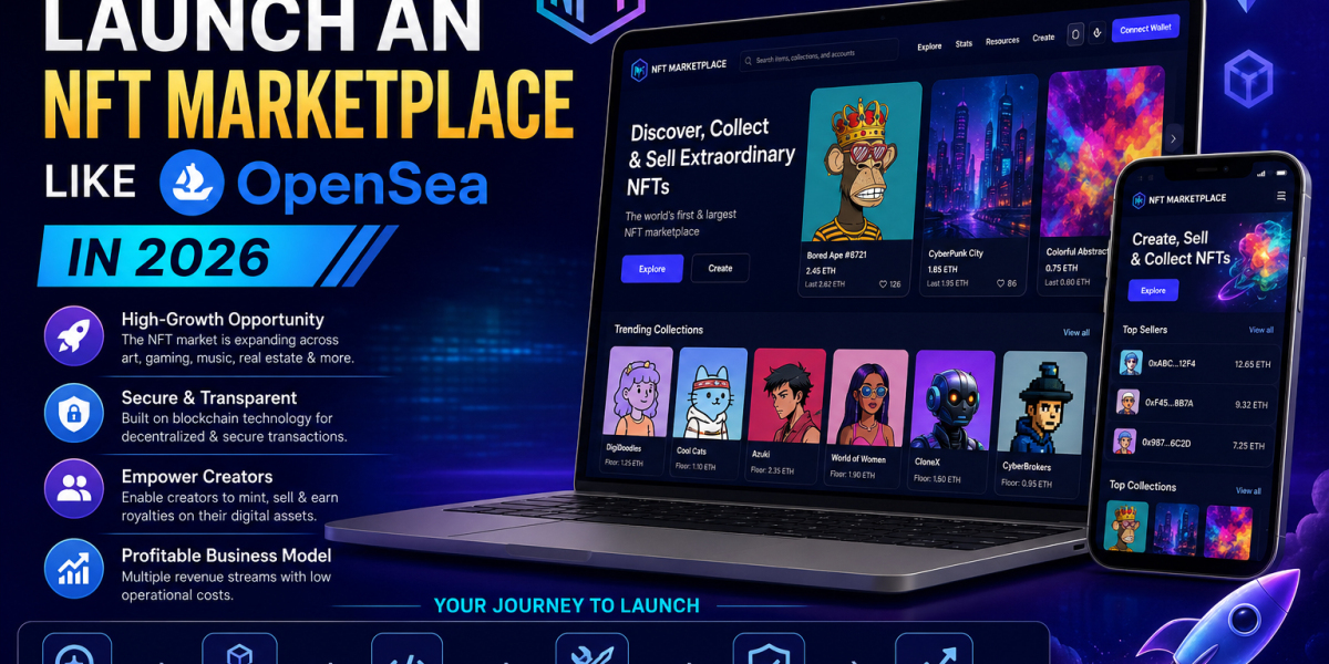 Launching an NFT Marketplace Like OpenSea in 2026: A Complete Guide