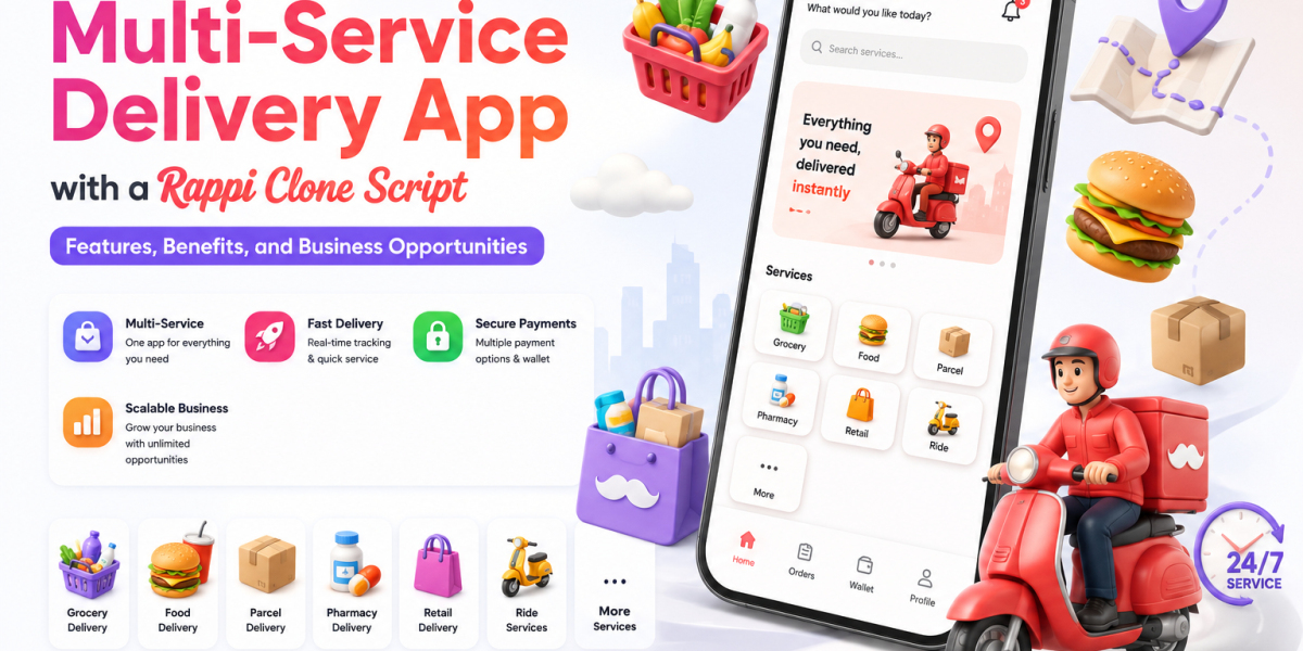 Build a Super App with a Rappi Clone Script: The Smartest Way to Launch an On-Demand Delivery Business