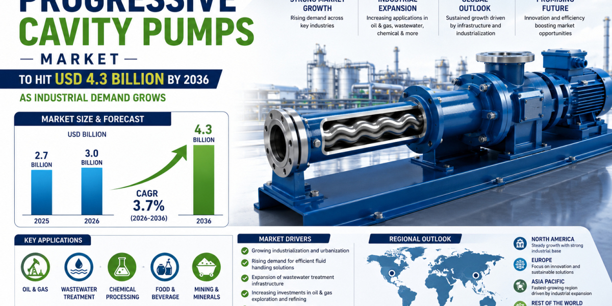 Progressive Cavity Pumps Market Strengthened by Rising Industrial Infrastructure Investments
