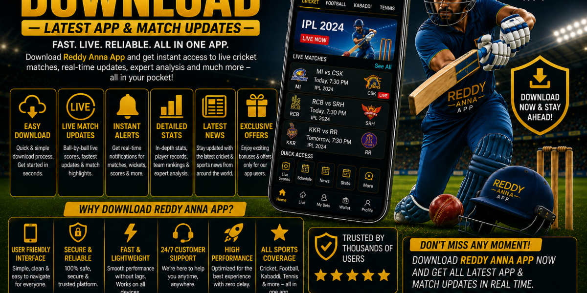 Reddy Anna App Download – Latest App & Match Updates