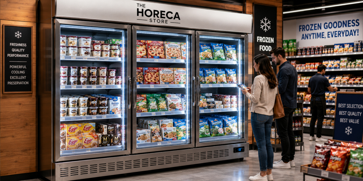 Glass Door Merchandising Freezer: The Perfect Commercial Freezer for Product Display and Frozen Food Storage